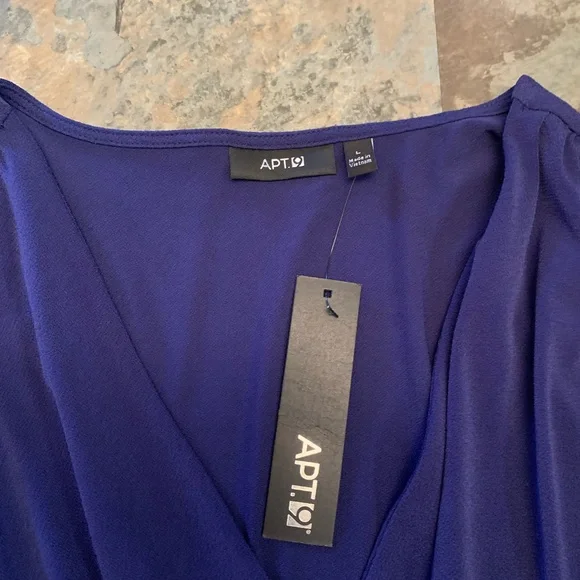 Blue Apt 9 dress, size L. NWT - Picture 3 of 4